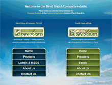 Tablet Screenshot of davidgray.com.au